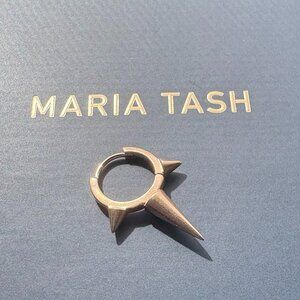 Maria Tash triple long spike hoop, 14K rose gold